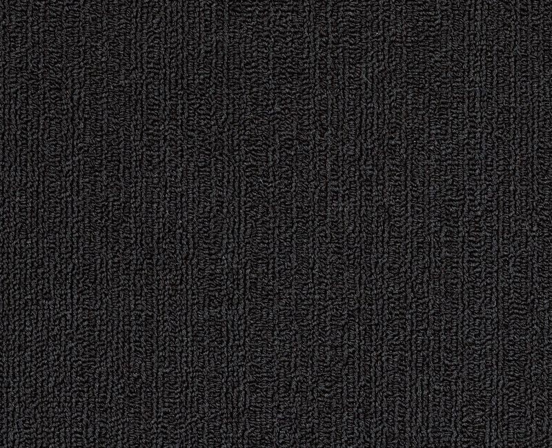 Color Accents Black Nylon Carpet Tile - Textured 24" x 24"