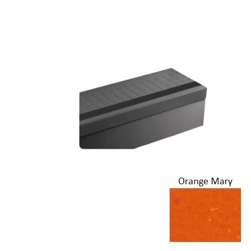 Johnsonite Orange Raised Square Rubber Stair Tread