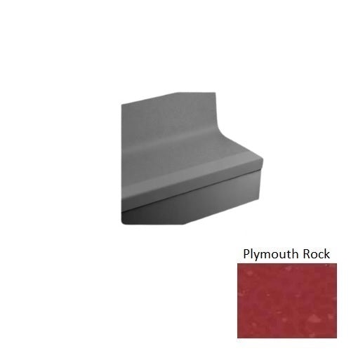 Plymouth Rock Rice Paper Rubber Stair Tread with Riser