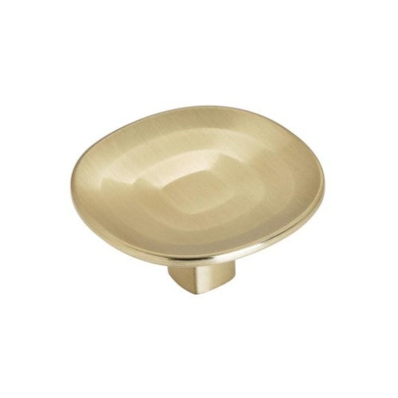 Concentric Zinc Cabinet Knob - Golden Champagne - 1 9/16" (40 Mm)