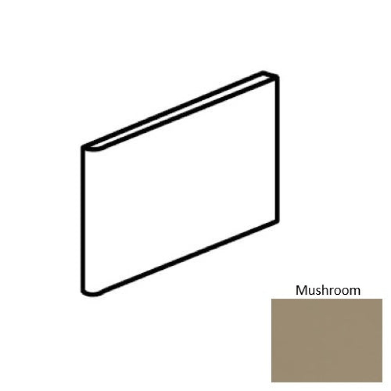 Color Complements Mushroom Ceramic Floor & Wall Trim