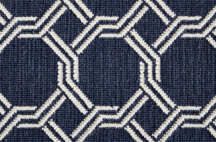 Lexington Hill Clinton Marine Wool Blend Carpet - Smooth