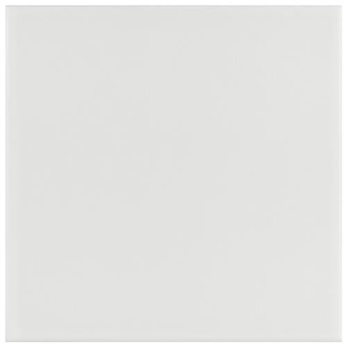 Revival White Ceramic Tile - Matte - 7 3/4" x 7 3/4"