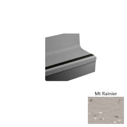 Johnsonite Mt Rainier Rice Paper Rubber Stair Tread