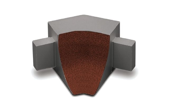 Dilex Ahka 135 Degree Inside Corner Metal Tile Edging Trim