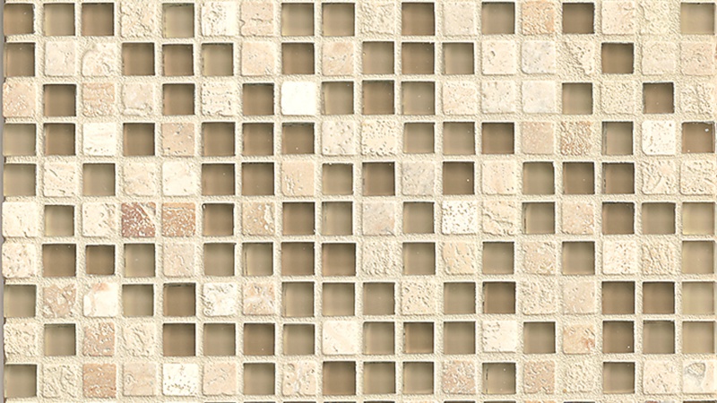 Eclipse Dunes Glass & Stone Mosaic - 5/8" x 5/8" Glossy & Matte
