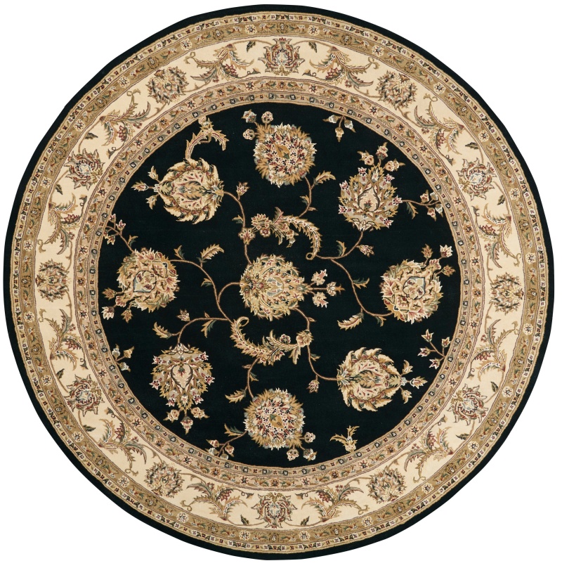 Nourison 2000 2022 Black Wool Blend Area Rug