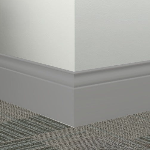 Johnsonite Dockside Rubber Millwork Contoured Wall Base - 5 1/4" X 96" X 3/8" Inflection - Millwork Contoured Wall Base
