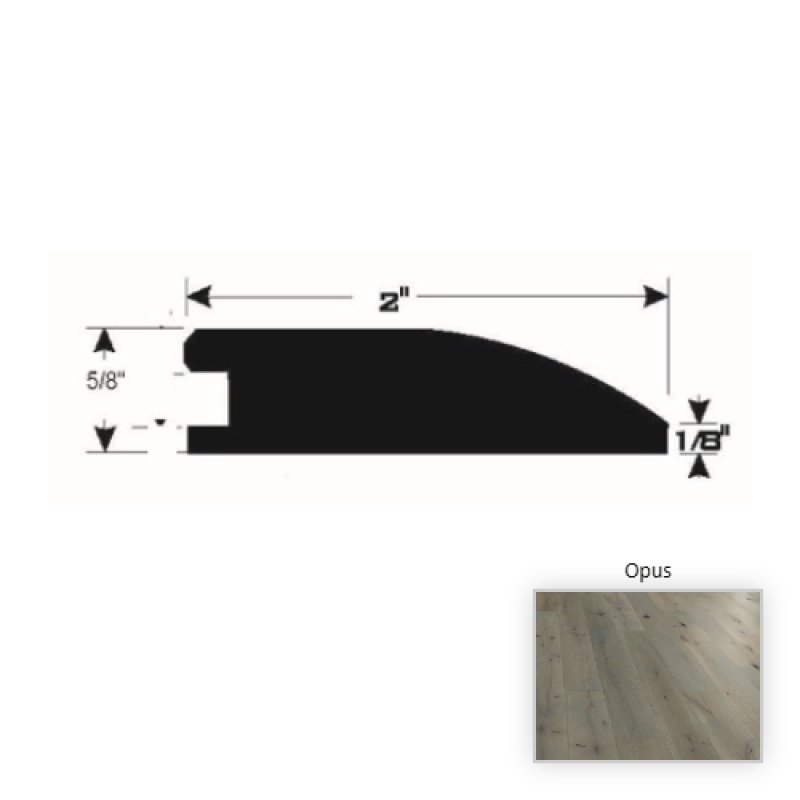 Symphony French White Oak Opus 90" Reducer - Brushed Matte