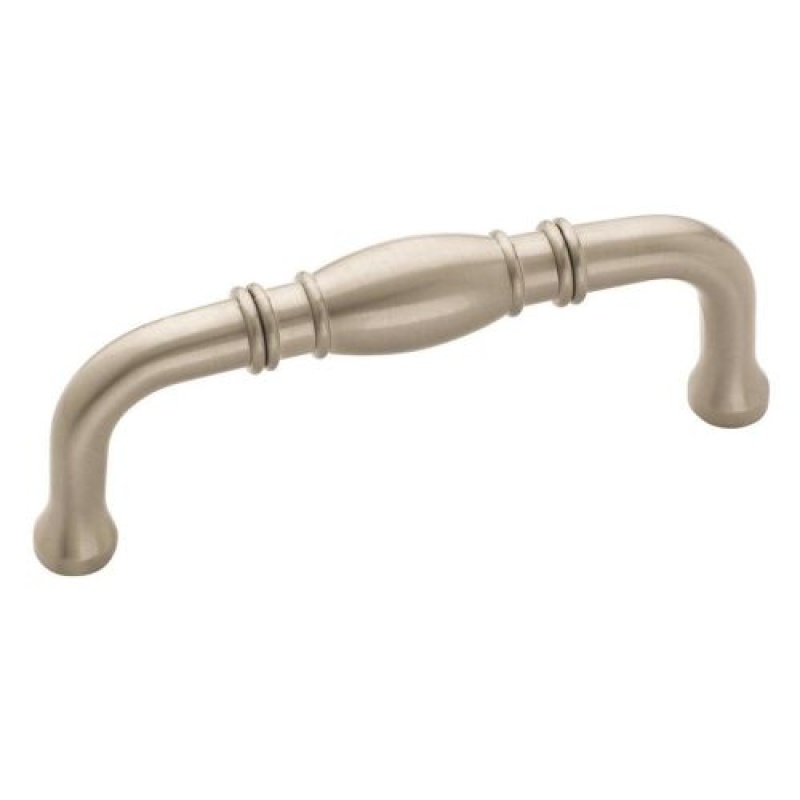 Granby Zinc Bar Cabinet Pull - Satin Nickel