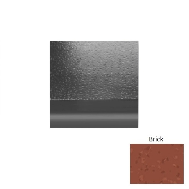 Symmetry 99 Bluebell With 2 Inch Nose Rubber (Sq) Stair Tread - Hammered