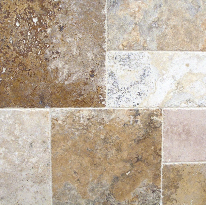 Tuscany Porcini Travertine Versailles Pattern