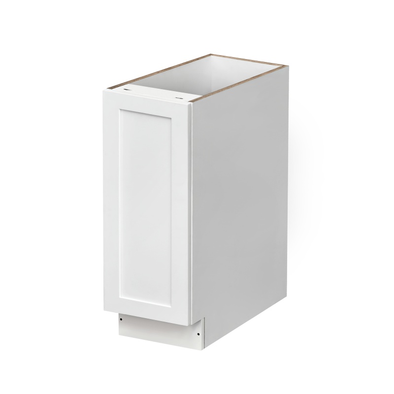 Mallorca White Shaker Wood Kitchen Pull Out Base Cabinet