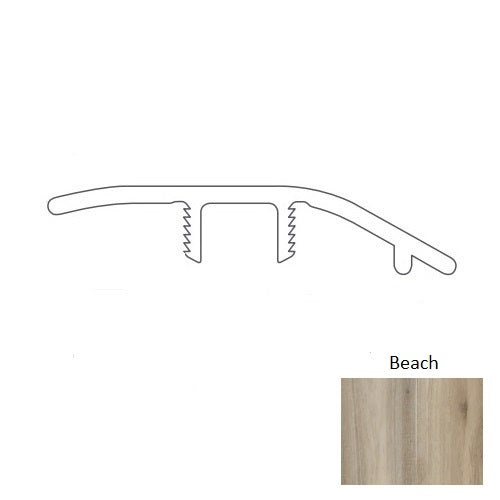 Adura Rigid Plank Kona Beach 94" Reducer - Embossed