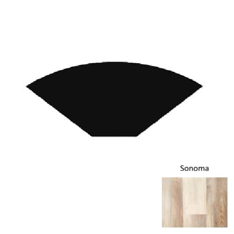 1100 Series Sonoma New Luxury Vinyl Moulding / Trim - 94" Quarter Round - Embossed