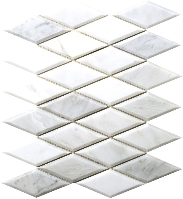 Winter Frost Marble Mosaic - Diamond - Polished