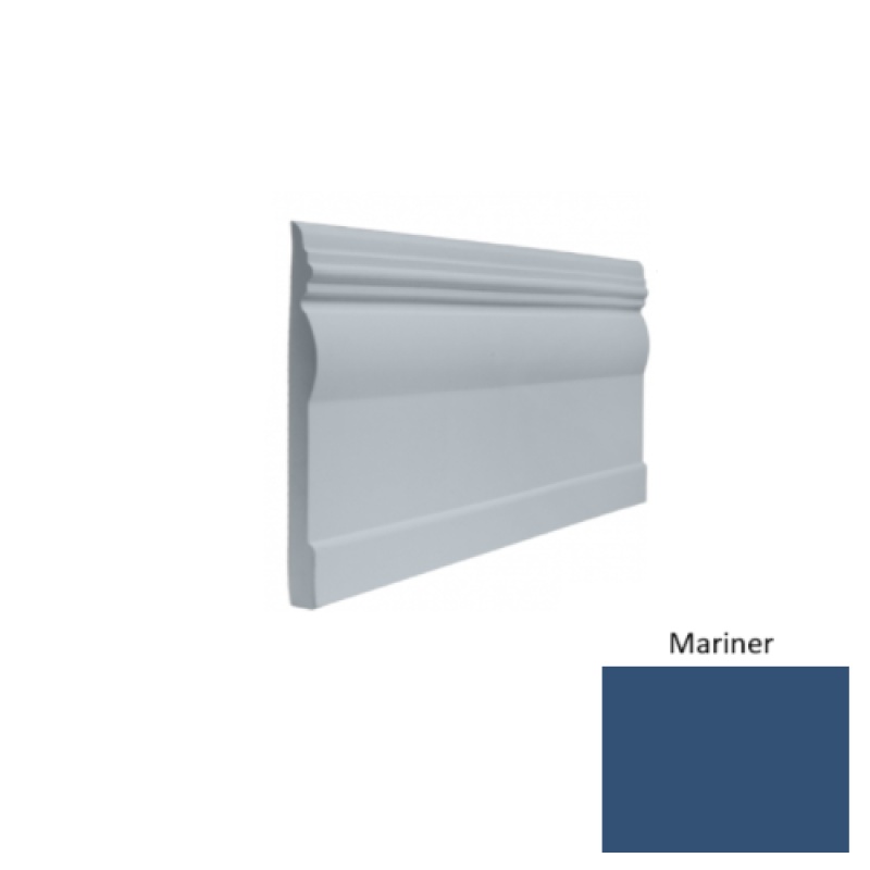 Contours #45 Novel Mariner Rubber Profiled Wall Base - Satin