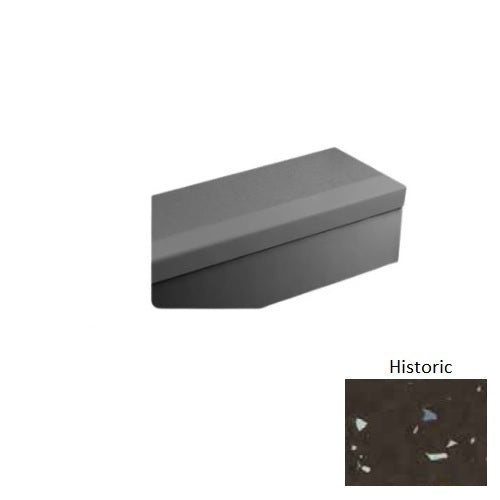 Johnsonite Historic Rice Paper 12 1/4" x 48" Angle-Fit Speckled Stair Tread Without Riser (Sq) – Textured