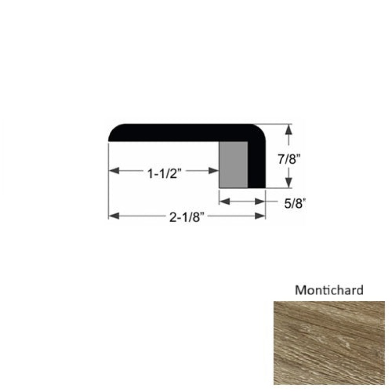 Domaine Ii Montrichard Hardwood Moulding / Trim - 2 1/8" X 96 1/2" End Cap - Urethane