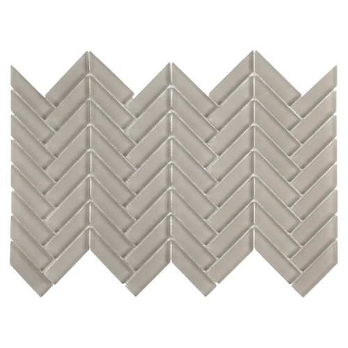 Reef Glass Cocoonut Glass Mosaic - Herringbone - Matte