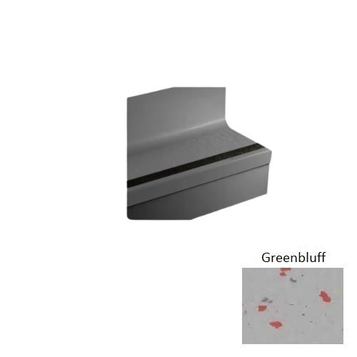 Johnsonite Greenbluff Cubis Rubber Stair Tread with Riser
