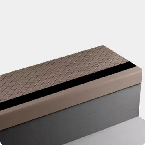Johnsonite Rusty Nail Diamond Rubber Stair Tread Trim