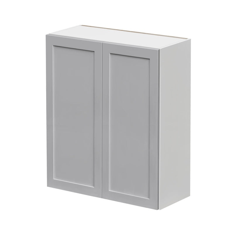 Mallorca Dolphin Gray Shaker Wood Kitchen Wall Cabinet - 36" X 12" X 42" (Assembly Required) - Dolphin Gray