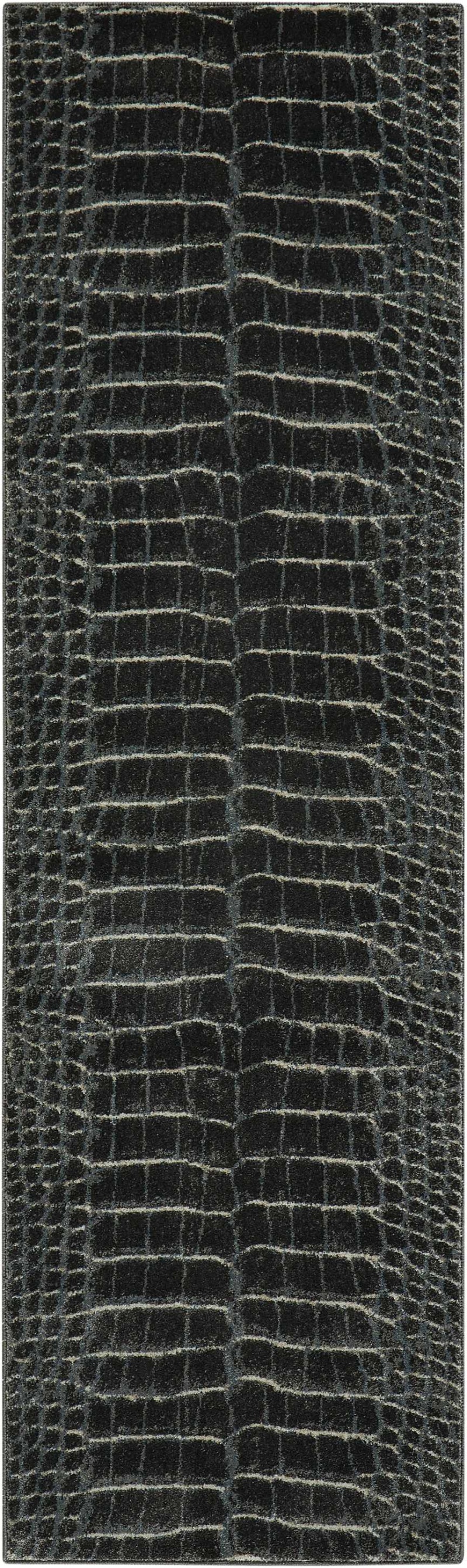Maxell Charcoal Mae09 Polyester Modern Area Rug - 8 Ft