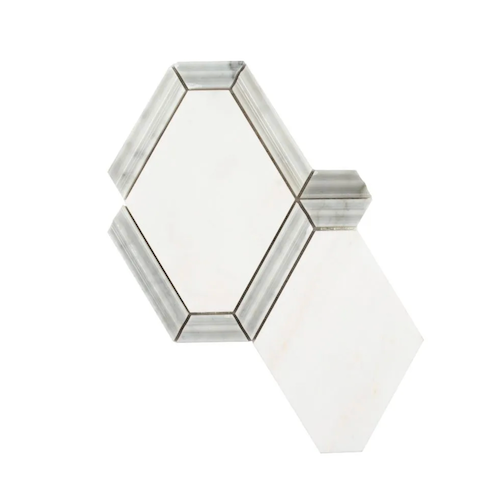 Spec 09 Crest Marble Mosaic - Hexagon - Polished