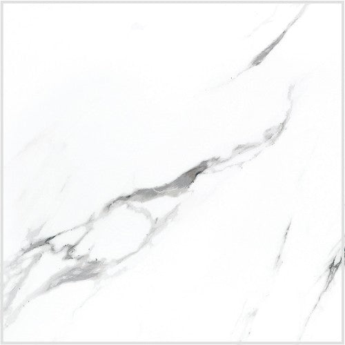 Statuario Extra Moderne White Porcelain Tile - Polished