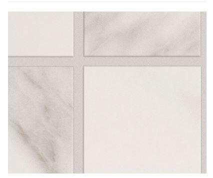 Colonnade Bianco Ceramic Mosaic - 3" x 3" - Smooth
