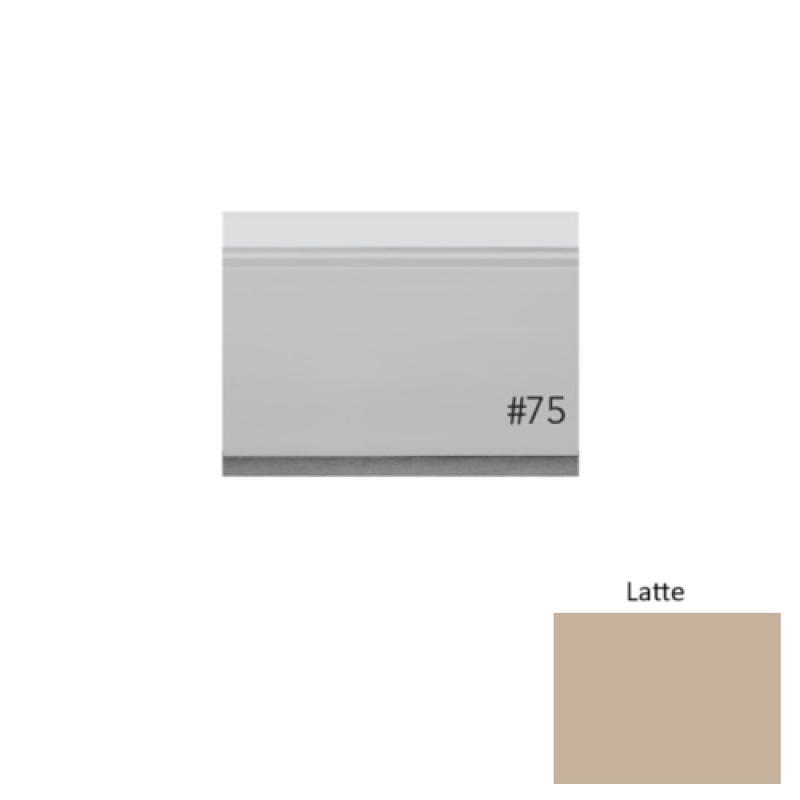 Pinnacle Plus #75 Level Latte Rubber Wall Base - 3" X 8 Ft