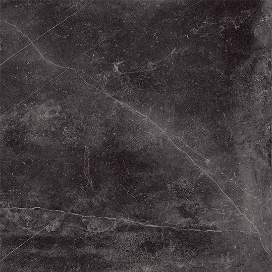Campogalliano Panarea Black Porcelain Tile - Natural