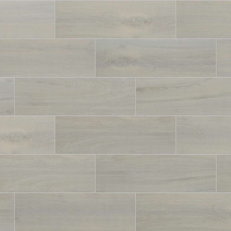 Regent Silver Ceramic Tile - Smooth - 7" X 22"