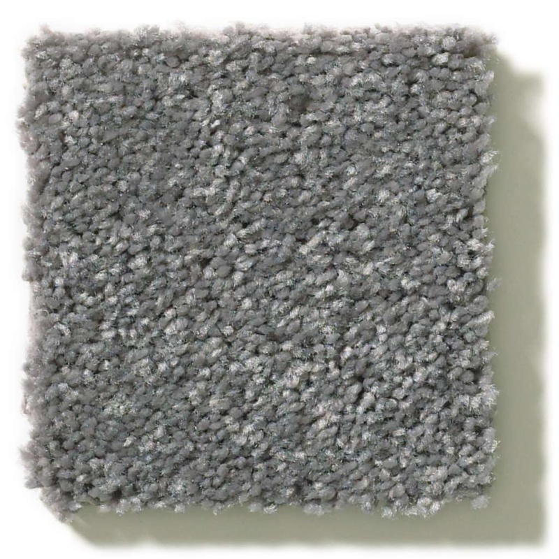 Attainable Slate Polyester Carpet - Textured