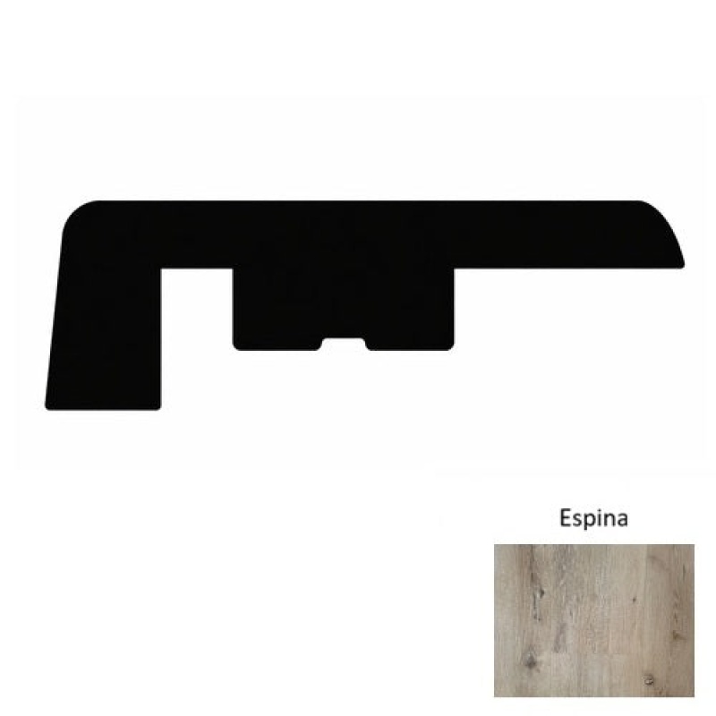 1500 Series Espina Luxury Vinyl Moulding / Trim - 94" End Cap - Embossed