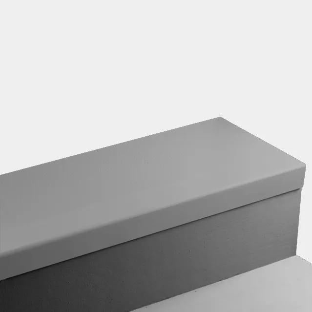 Grey Hammered Rubber Stair Tread