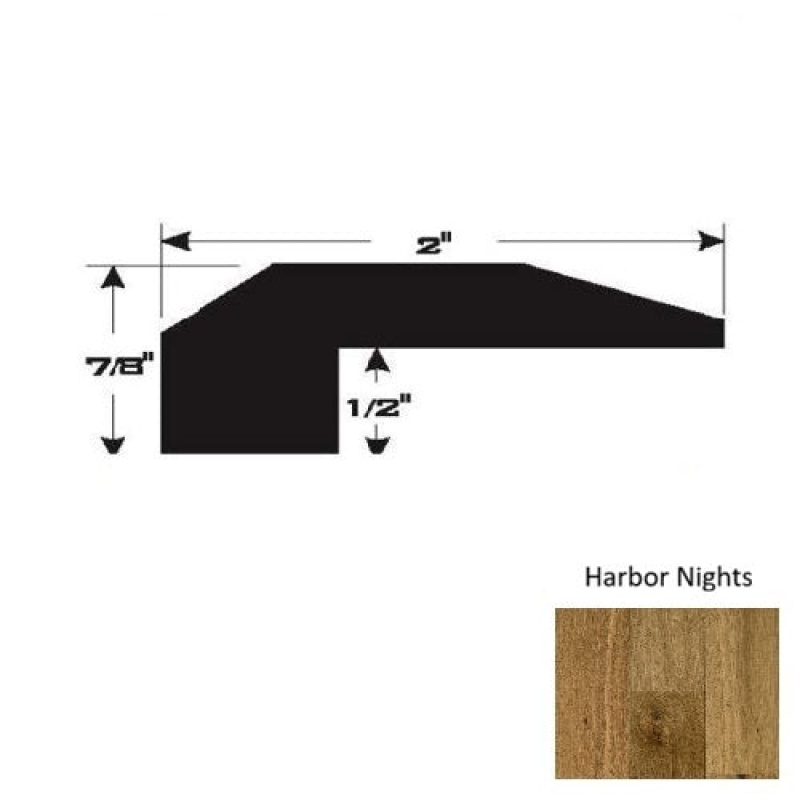 Harbor Nights Hardwood Moulding / Trim - 90" Threshold