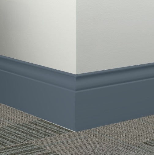 Johnsonite Navy Blue Rubber Millwork Contoured Wall Base