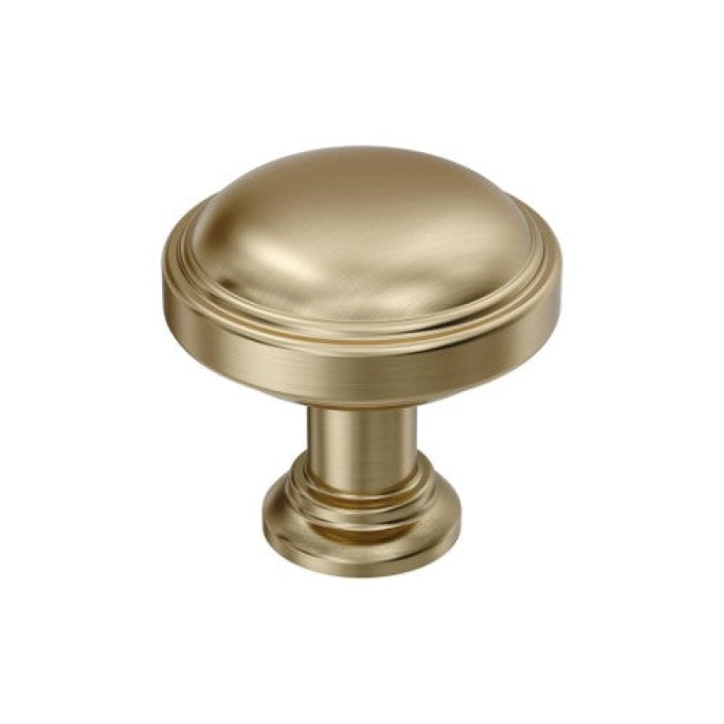 Enlivity Zinc Cabinet Knob - Golden Champagne - 1 1/4" (32 Mm)