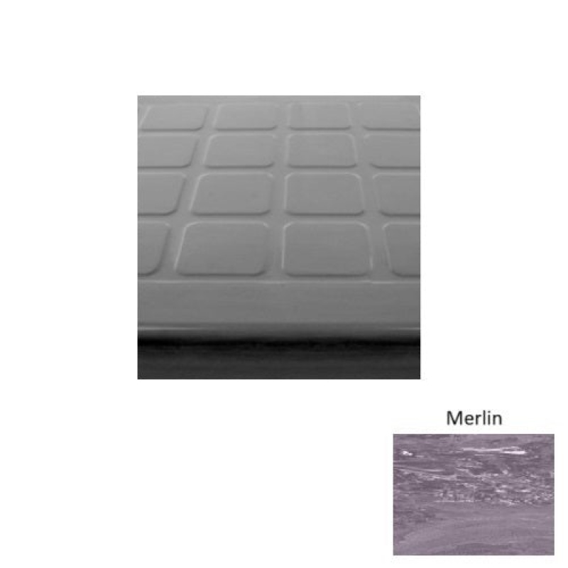 Roppe Marbleized 94 Merlin Raised Square Rubber Stair Tread – Textured