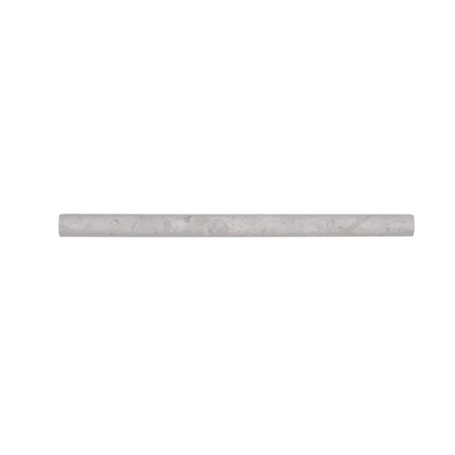 Rotunda Tunisian Grey Limestone Wall Trim - 0.75" x 12" Dome - Honed