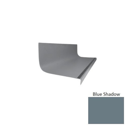 Flextones Blue Shadow Type 1975 With Flush Carborundum Strip Distinct Designs Rubber - 20 3/8" X 72" Stair Tread - Hammered