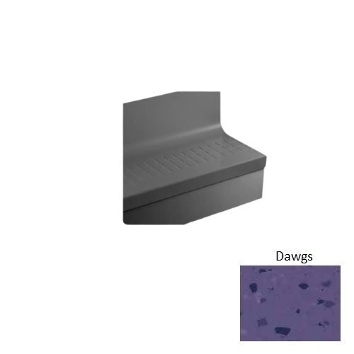 Johnsonite Dawgs Raised Square Rubber Moulding Trim