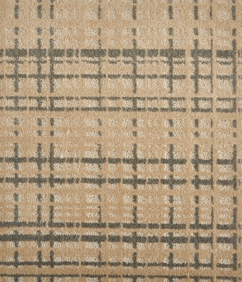 Clearance Sale! Atelier Endeavor Framework Sand Nylon Carpet - Pattern - 13'2" X 8'7" Dye Lot: T-206