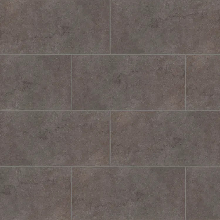 Loft Dark Grey Porcelain Tile - Honed - 12" X 24"