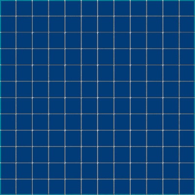 American Olean Unglazed Clearface Sapphire Sky Porcelain Mosaic, 1" x 1"