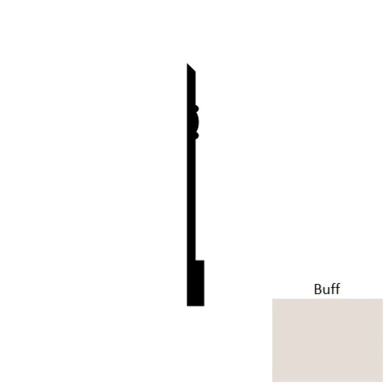 Buff Charmed Sch Rubber Wall Base