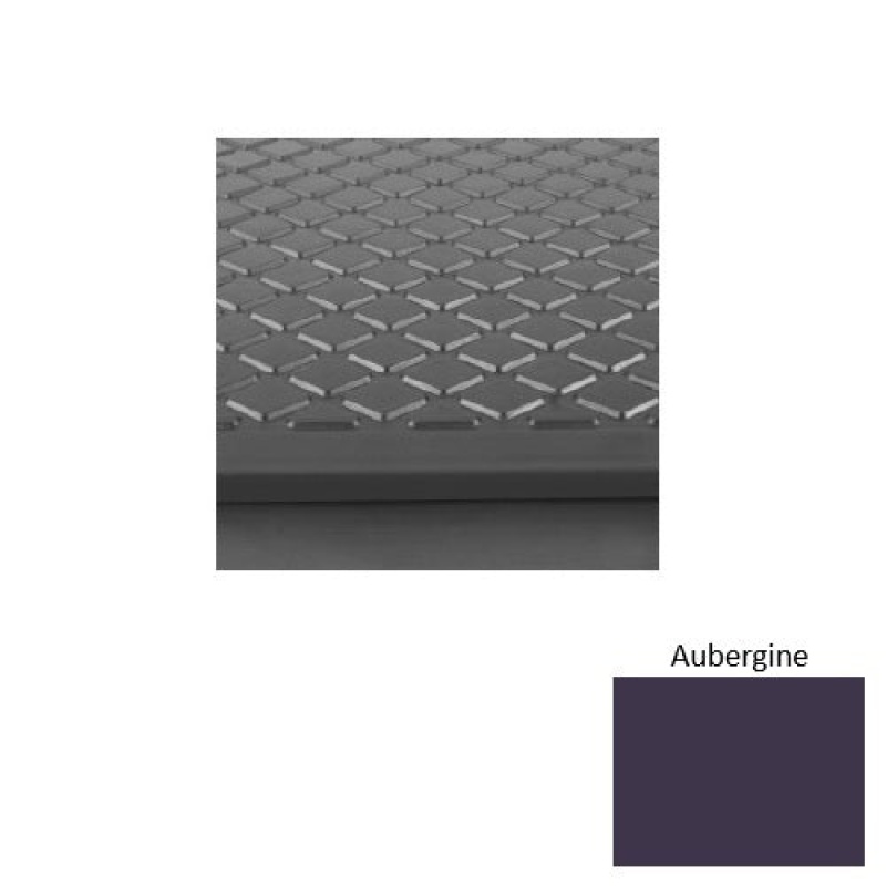 Solid Aubergine Diamond Rubber Stair Tread