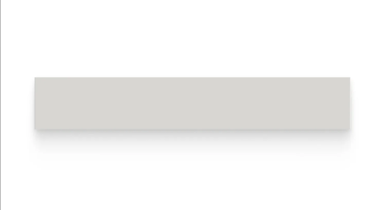 Essential Halo Grey Ceramic Tile - Matte - 2" X 12"
